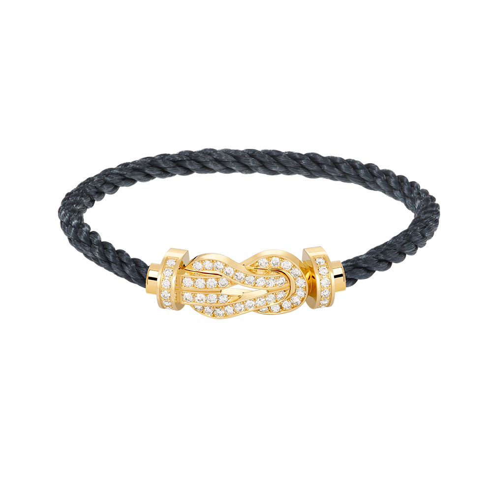 [Angela Jewellery]CHANCE LARGE 8 FIGURE BUCKLE FULLDIAMOND BRACELET GOLD
