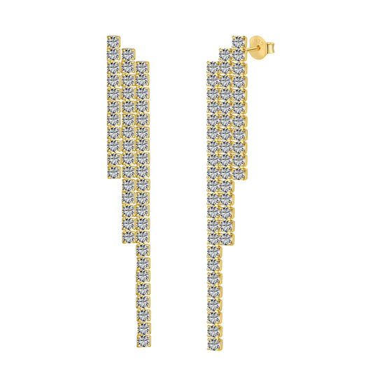 Angela Jewelry]Luxurious Dainty Banquet Earrings