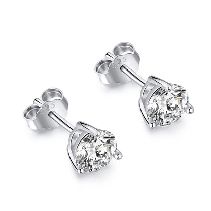 Angela Jewelry]Dainty Round Shape Earrings