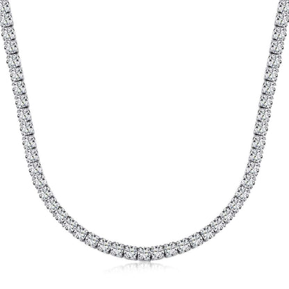 Angela Jewelry]Elegant Tennis Chain Necklace