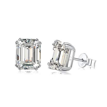 Angela Jewelry]Dazzling Square Shape Earrings