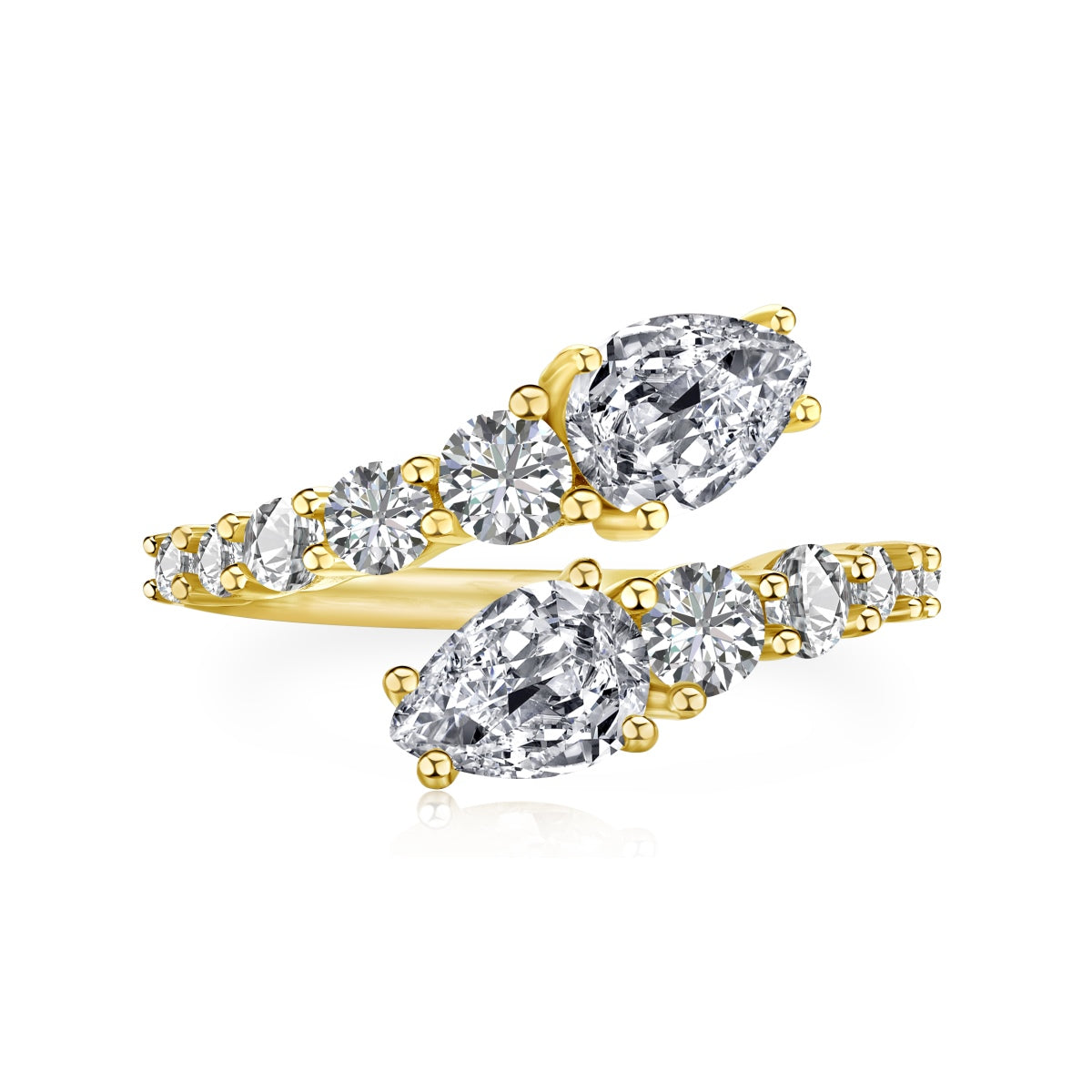 Angela Jewelry]Delicate Lively Snake Shape Daily Ring