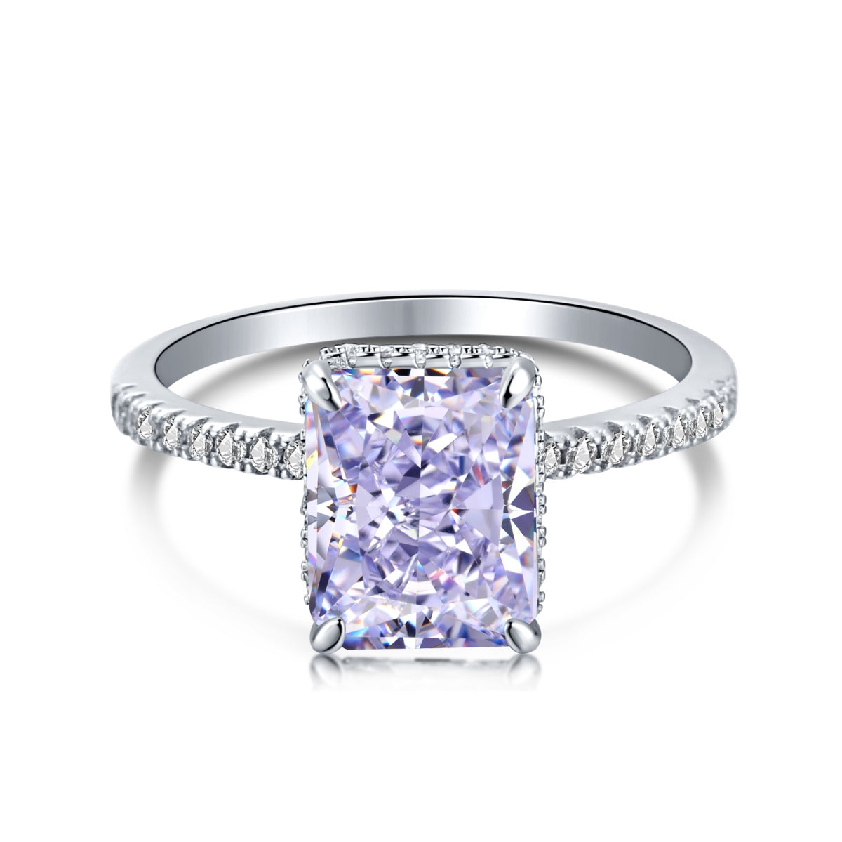 Angela Jewelry]4.0 Carat Luxurious Engagement Ring