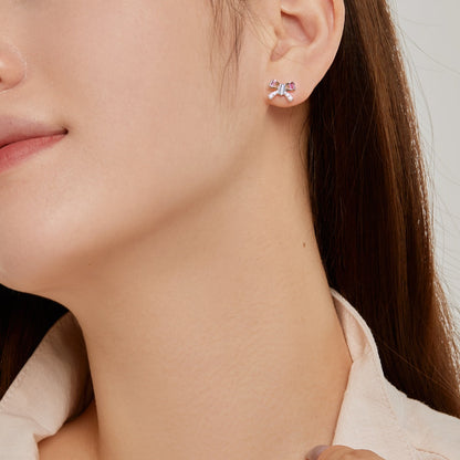 Angela Jewelry]Ornate Butterfly Shape Daily Earrings