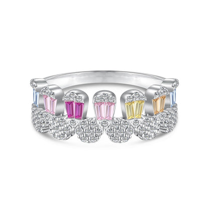Angela Jewelry]Gorgeous Radiant Cut Daily Ring