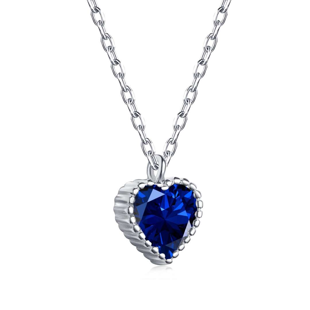 Angela Jewelry]Ornate Heart Shape Necklace