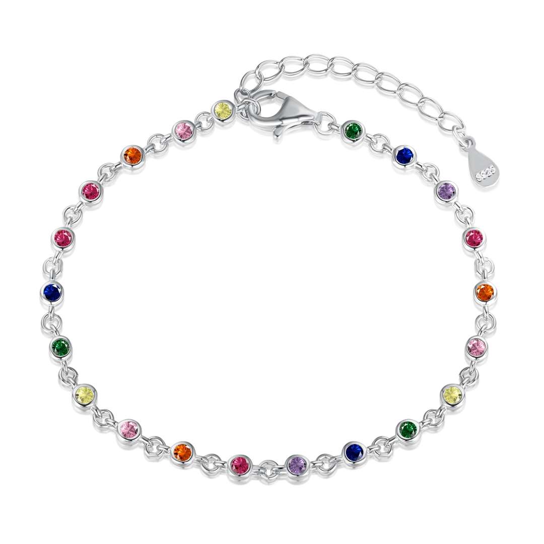 Angela Jewelry]Colorful Bead Array Bracelet