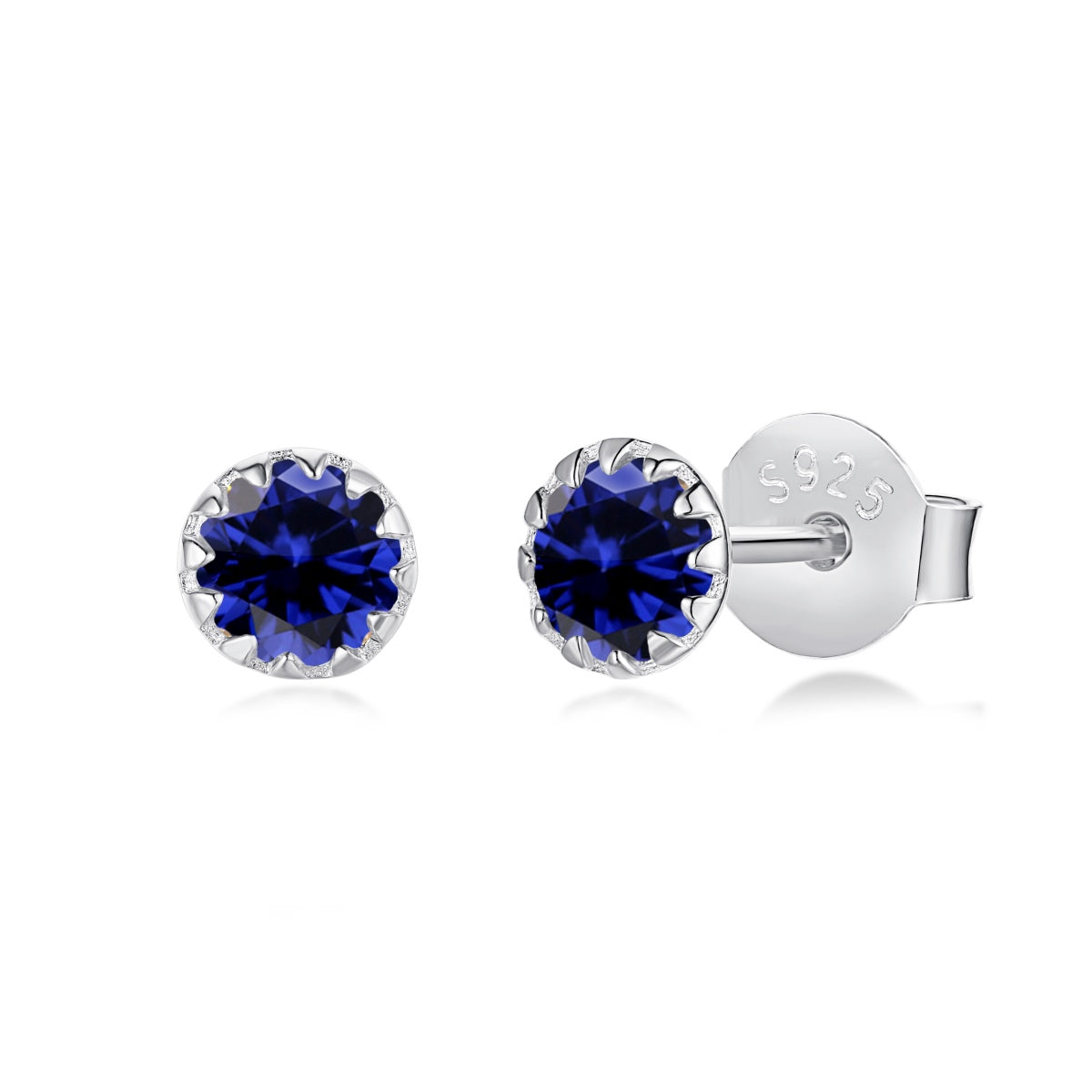 Angela Jewelry]Sparkling Colorful Round Shape Earrings