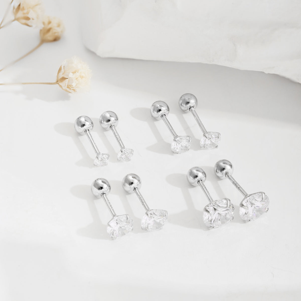 Angela Jewelry]Unique U-Shaped Ear Bone Earrings