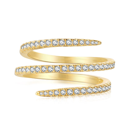 Angela Jewelry]Unique Vibrant Entangle Daily Ring