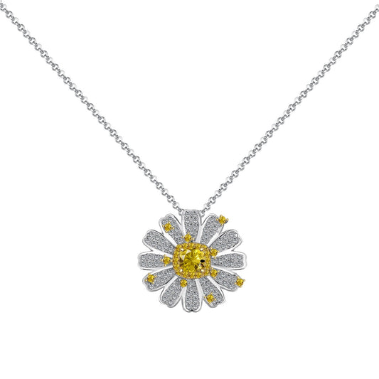 Angela Jewelry]Exquisite Daisy Necklace
