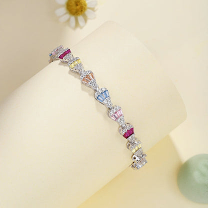 Angela Jewelry]Radiant Water Drop Shape Daily Bracelet