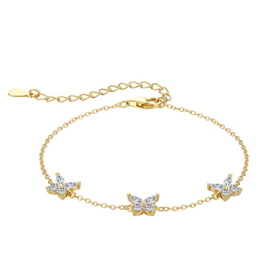 Angela Jewelry]Radiant Butterfly Shape Necklace