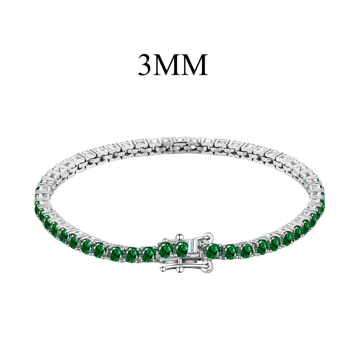 Angela Jewelry]Radiant Colorful Round Cut Party Bracelet