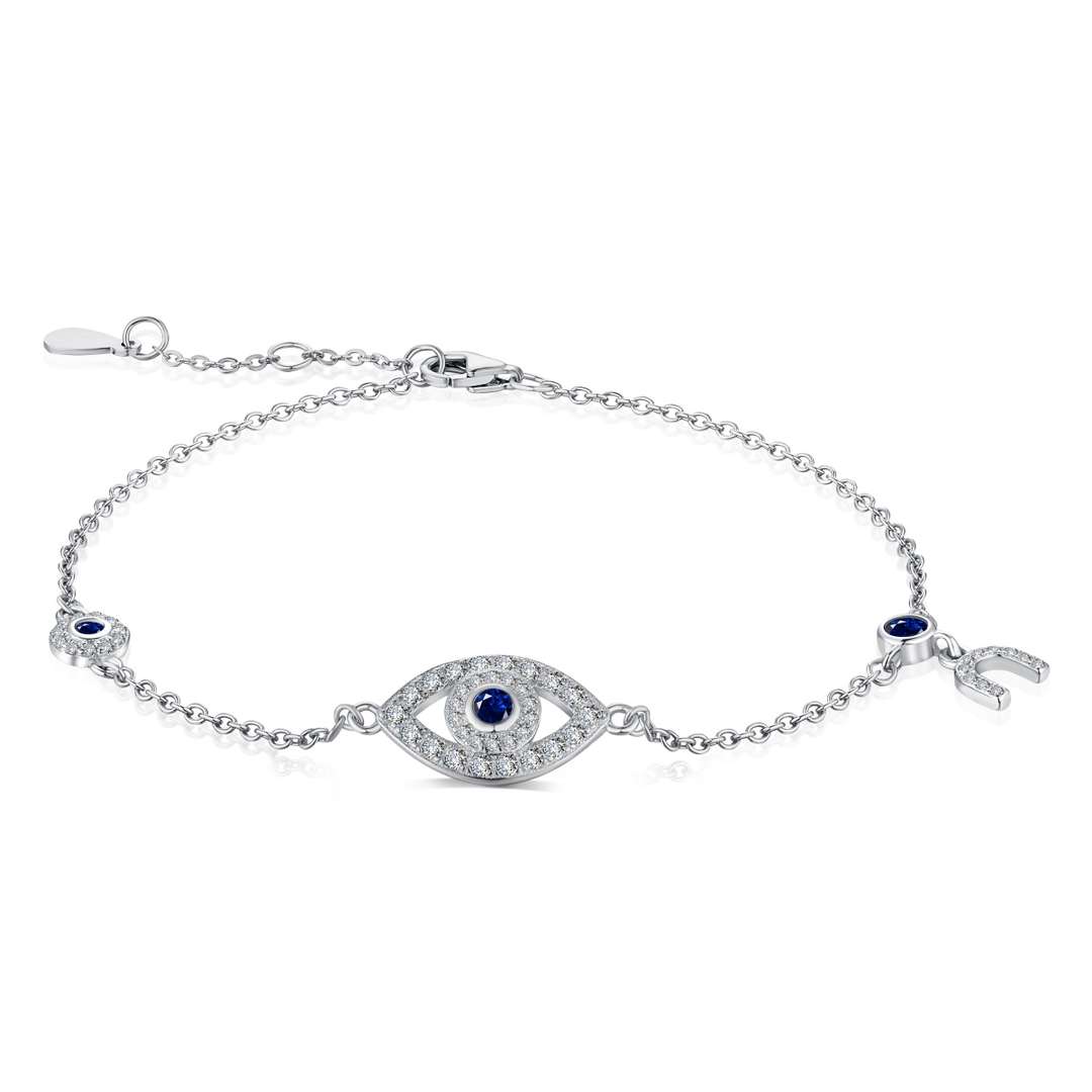 Angela Jewelry]Dainty Eye Shape Necklace