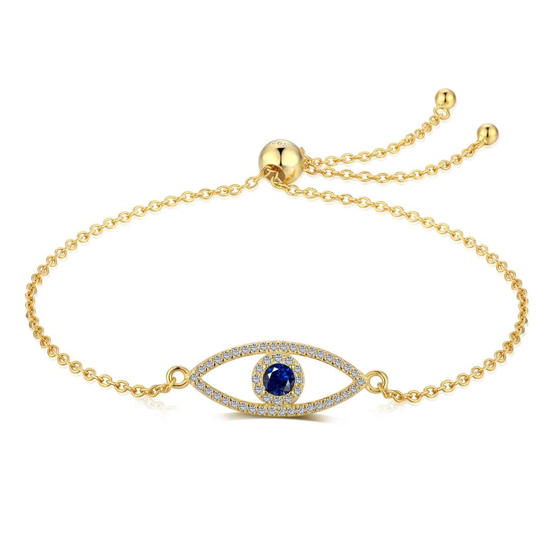 Angela Jewelry]Devil's Eye Hollow Design Bracelet