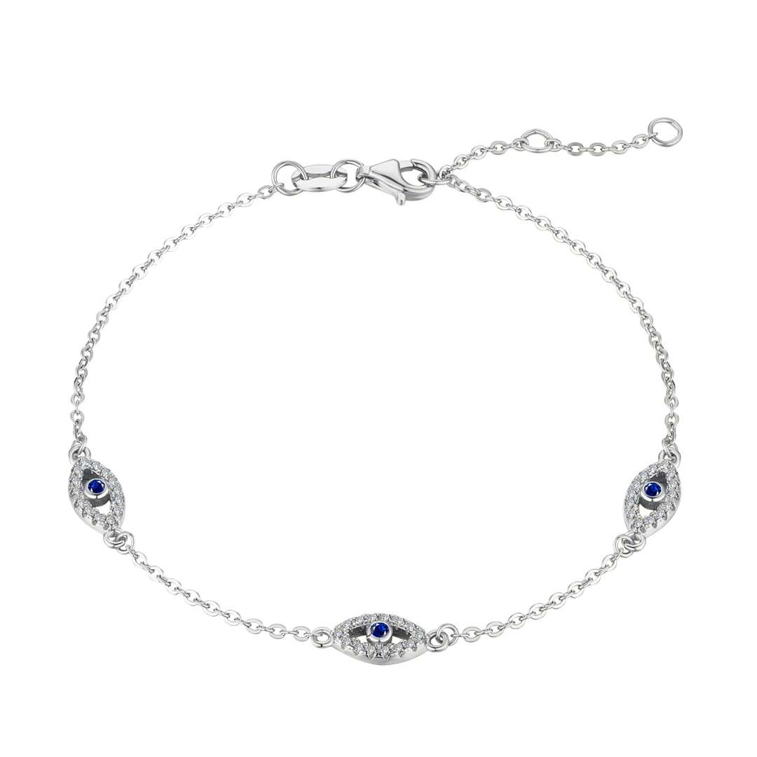 Angela Jewelry]Evil Eye Shape Pendent Necklace