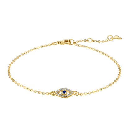 Angela Jewelry]Evil Eye Shape Necklace