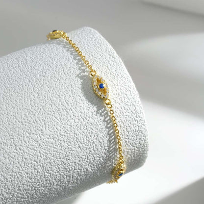 Angela Jewelry]Evil Eye Shape Pendent Necklace