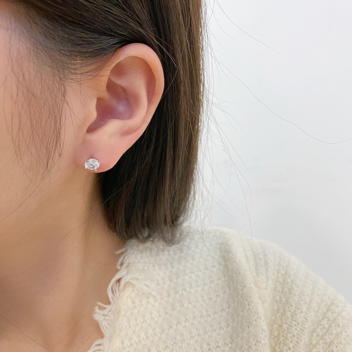 Angela Jewelry]Unique Round Shape Earrings