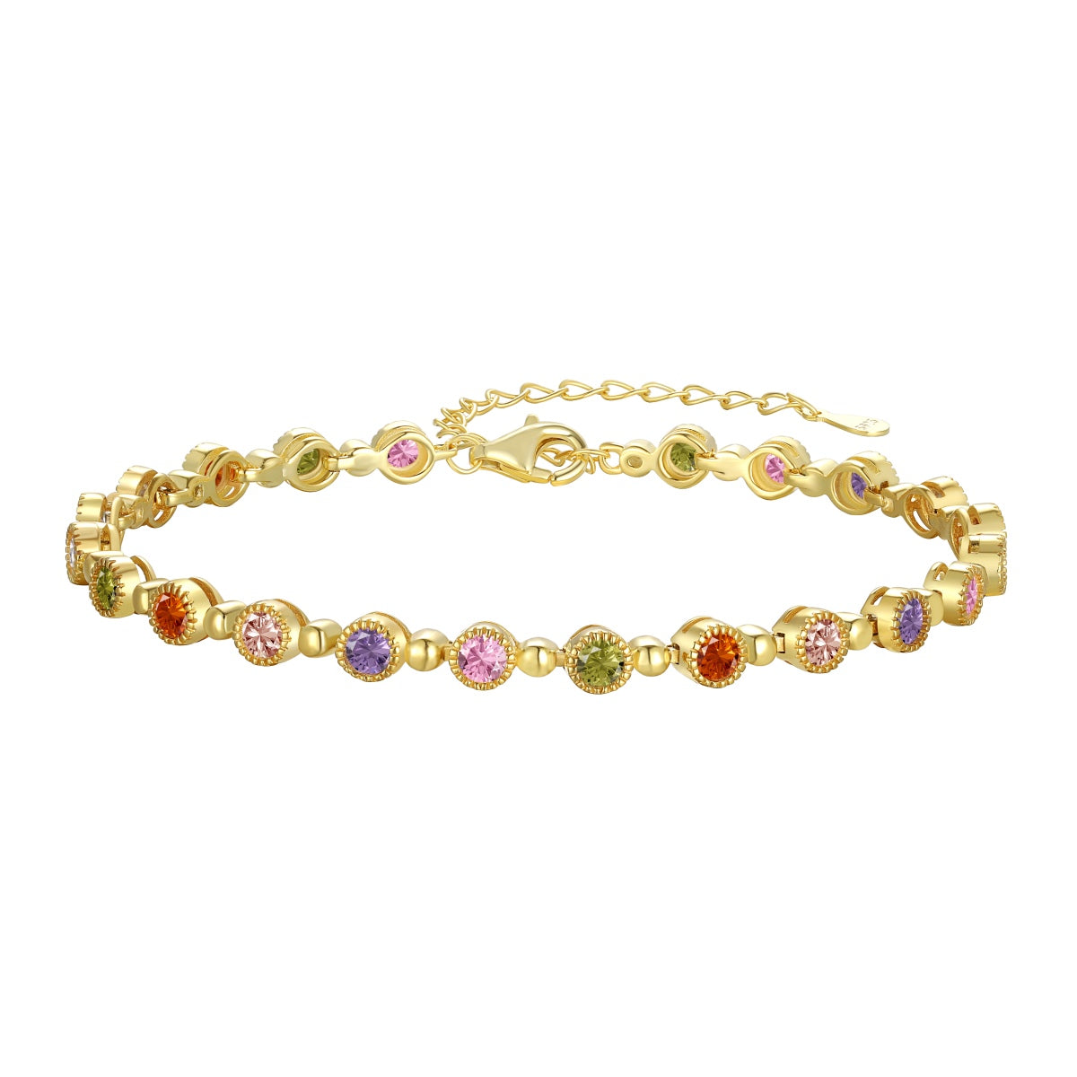Angela Jewelry]Sparkling Exquisite Round Cut Party Bracelet