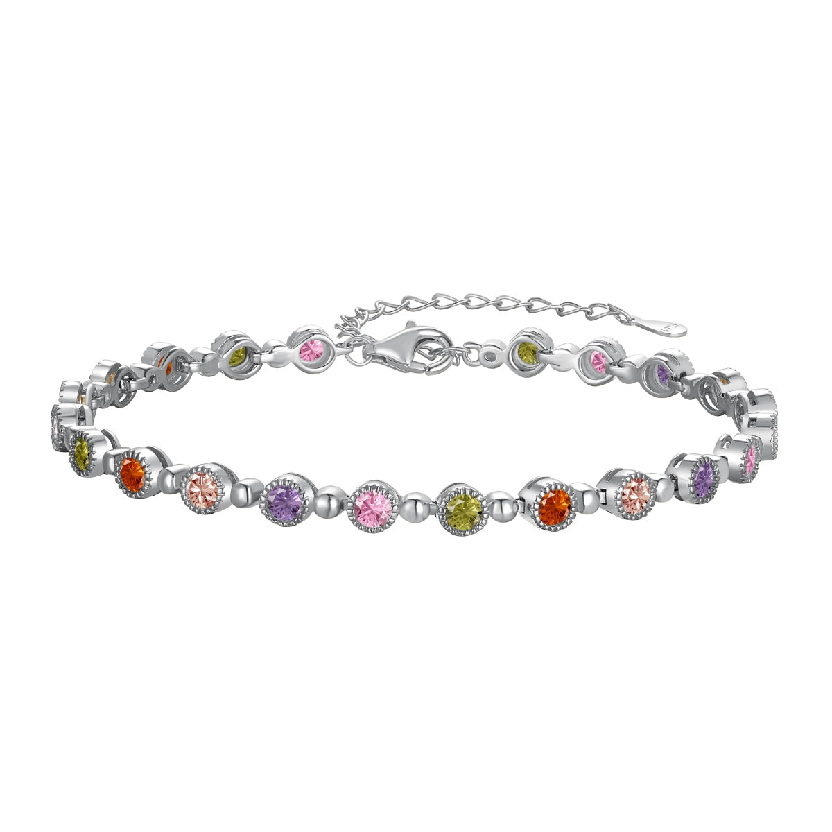 Angela Jewelry]Sparkling Exquisite Round Cut Party Bracelet