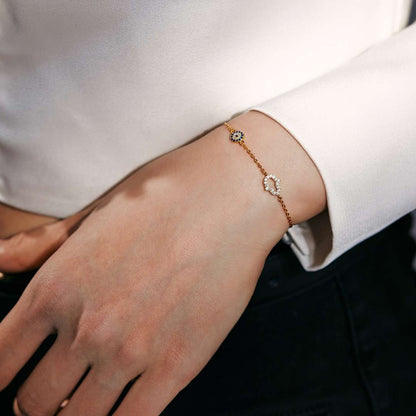 Angela Jewelry]Gost Shape & Round Shape Necklace