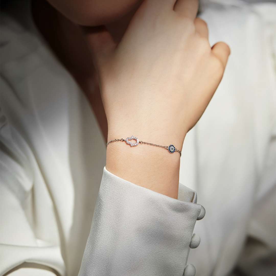 Angela Jewelry]Gost Shape & Round Shape Necklace