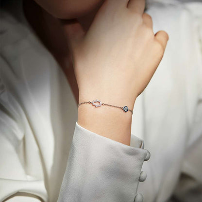 Angela Jewelry]Gost Shape & Round Shape Necklace