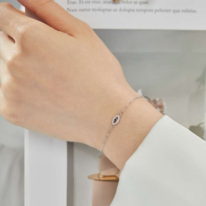 Angela Jewelry]Evil Eye Shape Necklace