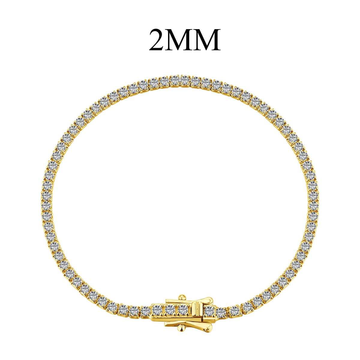 Angela Jewelry]Radiant Colorful Round Cut Party Bracelet