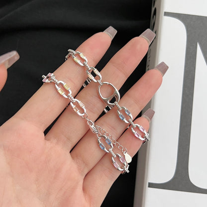 Angela Jewelry]Dazzling Colorful Daily Bracelet