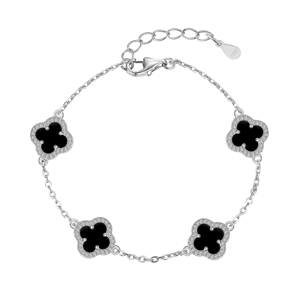 Angela Jewelry]Four-Leaf Clover Exquisite Bracelet