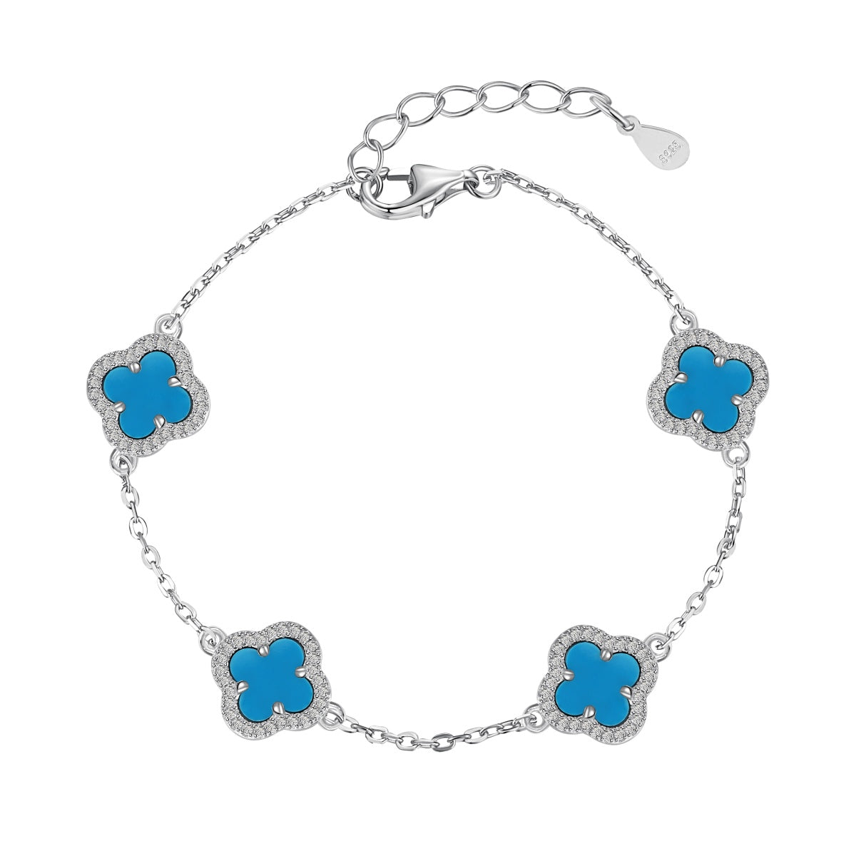 Angela Jewelry]Four-Leaf Clover Exquisite Bracelet