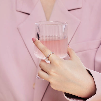 Angela Jewelry]Exquisite Colorful Round Cut Party Ring