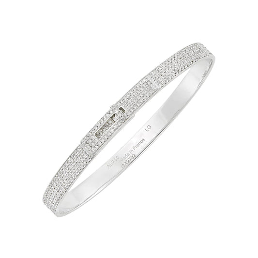 [Angela Jewellery]HM KELLY BRACELET IN SILVER AND FULL PAVE DIAMOND