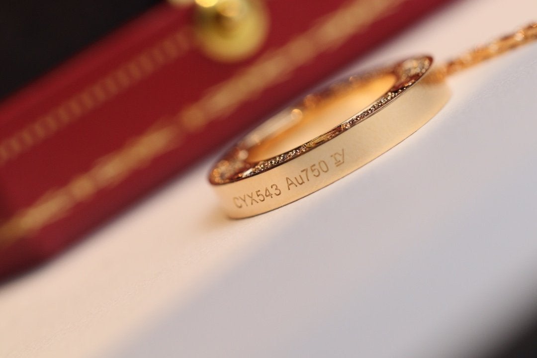 [Angela Jewellery]LOVE NECKLACE ADJUSTABLE ROSE GOLD