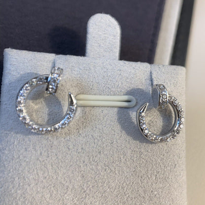 [Angela Jewellery]JUSTE EARRINGS SILVER DIAMONDS