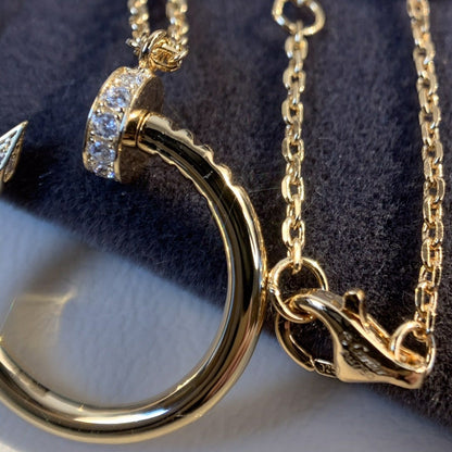 [Angela Jewellery]JUSTE NECKLACE PINK GOLD