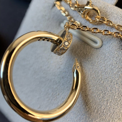 [Angela Jewellery]JUSTE NECKLACE PINK GOLD