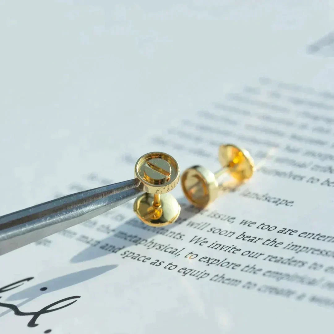 [Angela Jewellery]LOVE EARRINGS GOLD 10MM