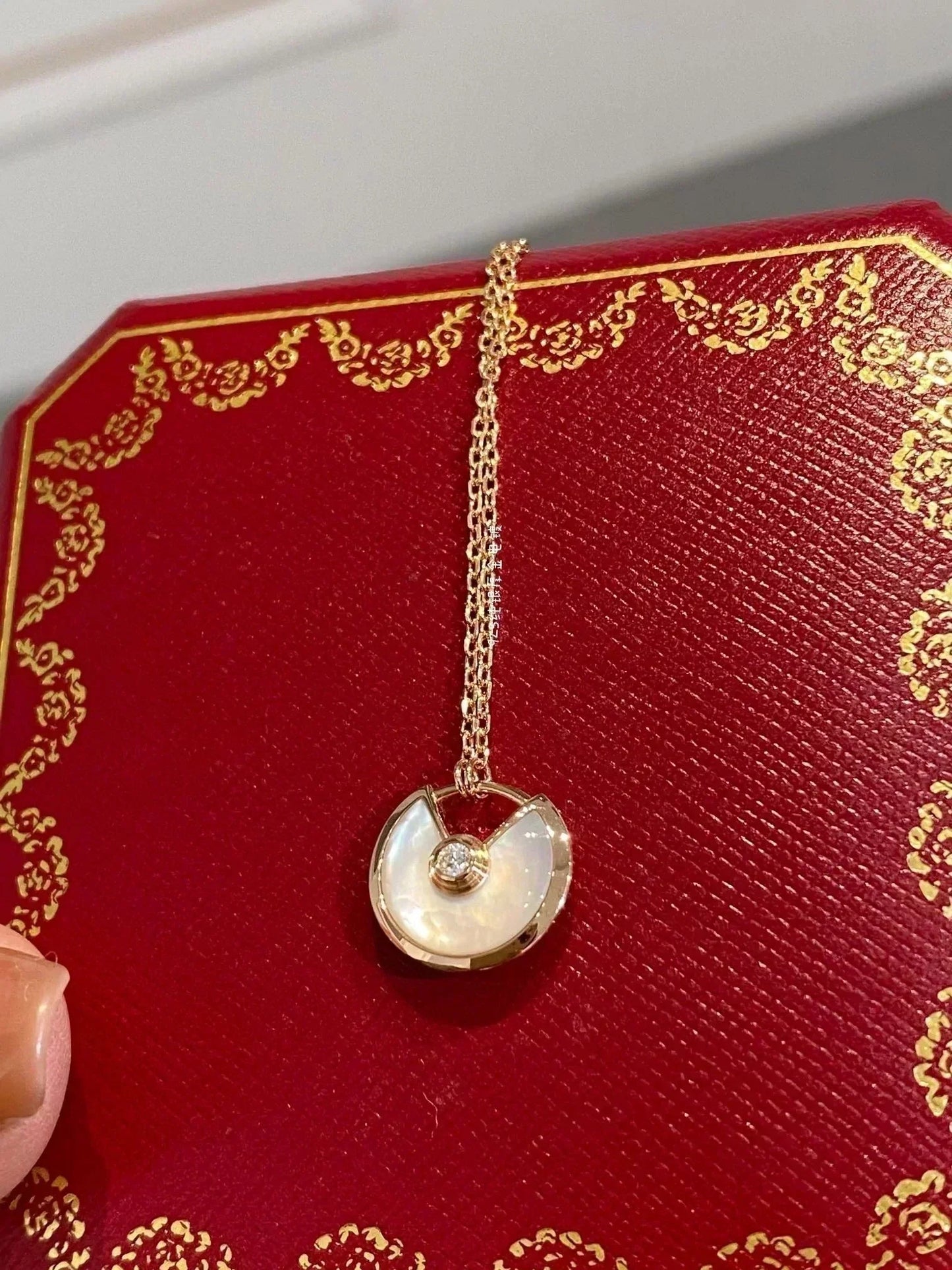 [Angela Jewellery]AMULETTE ROSE GOLD MOP NECKLACE