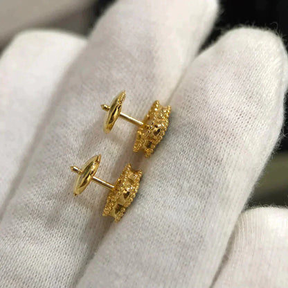 [Angela Jewellery]CLOVER MINI 9.5MM MALACHITE  EARRINGS