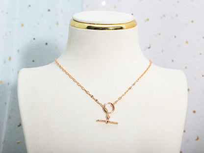 [Angela Jewellery]ECHAPPEE NECKLACE PINK GOLD