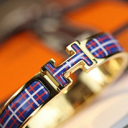 [Angela Jewellery]H TARTAN BRACELET 12MM