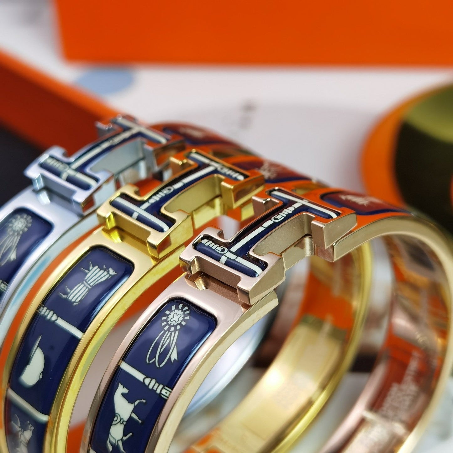 [Angela Jewellery]H COUVERTURES DARK BLUE BRACELET