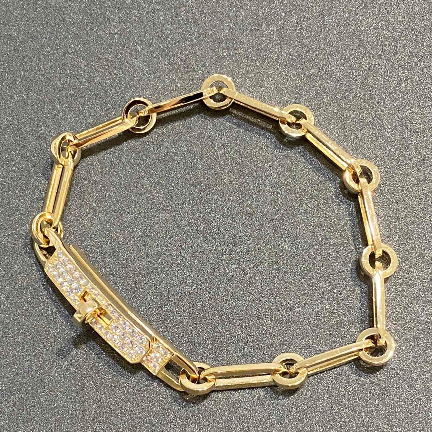 [Angela Jewellery]CHAINE BRACELET SMALL MODEL DIAMOND