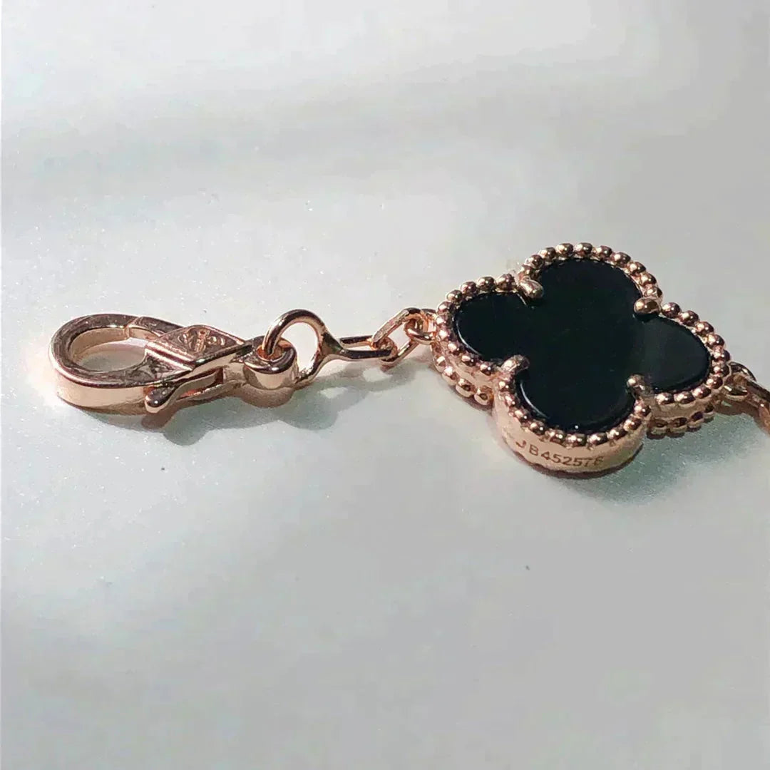 [Angela Jewellery]CLOVER 5 MOTIFS MULTICOLOR  BRACELET