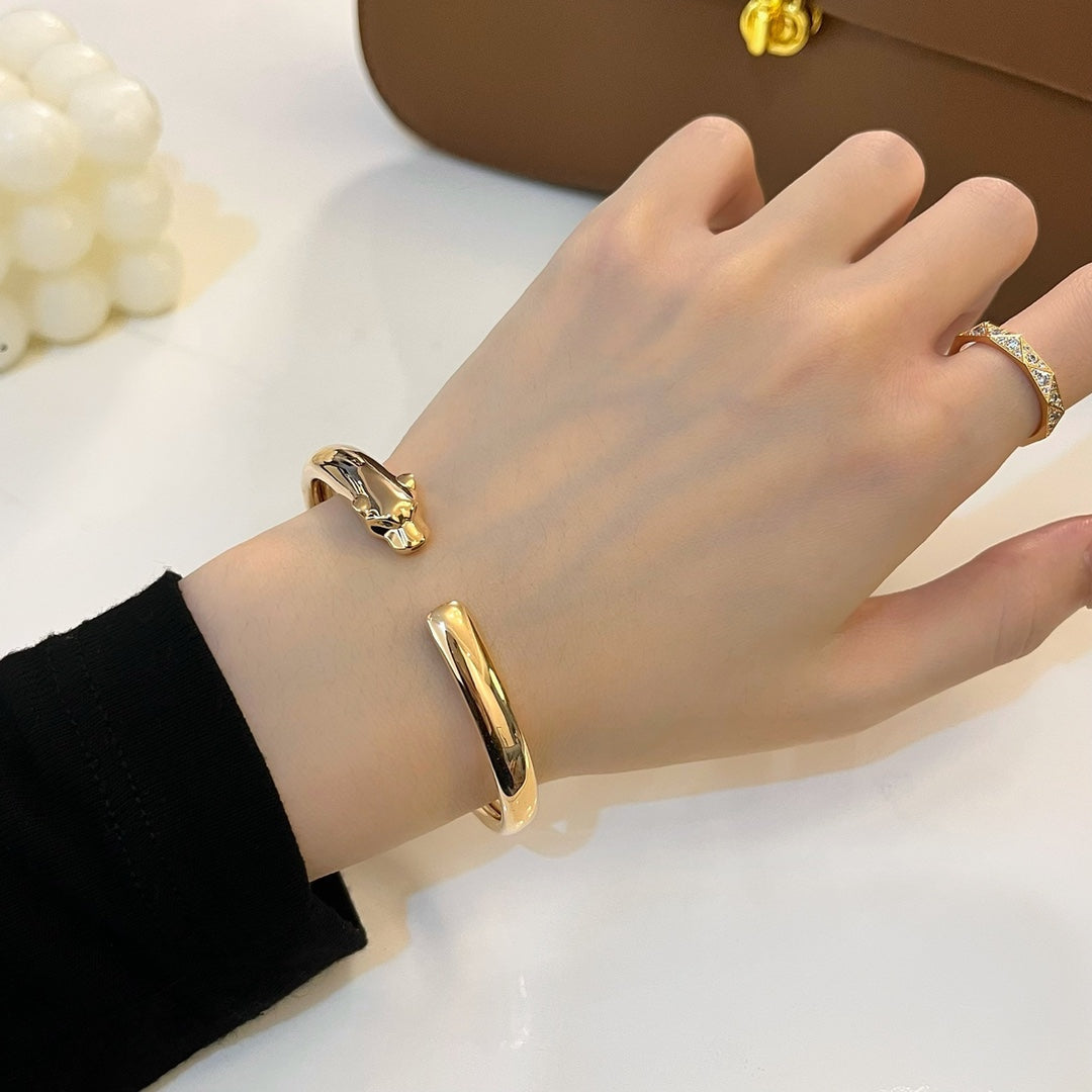 [Angela Jewellery]PANTHERE GOLD OPEN BRACELET
