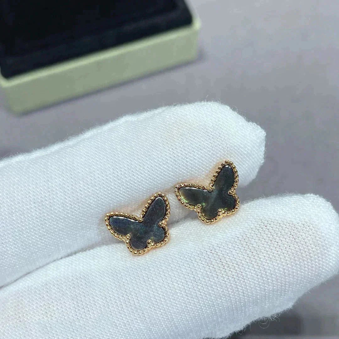 [Angela Jewellery]BUTTERFLY DARK MOP  EARRINGS
